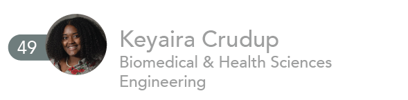 Keyaira Crudup, Biomedical and Health Sciences and Engineering