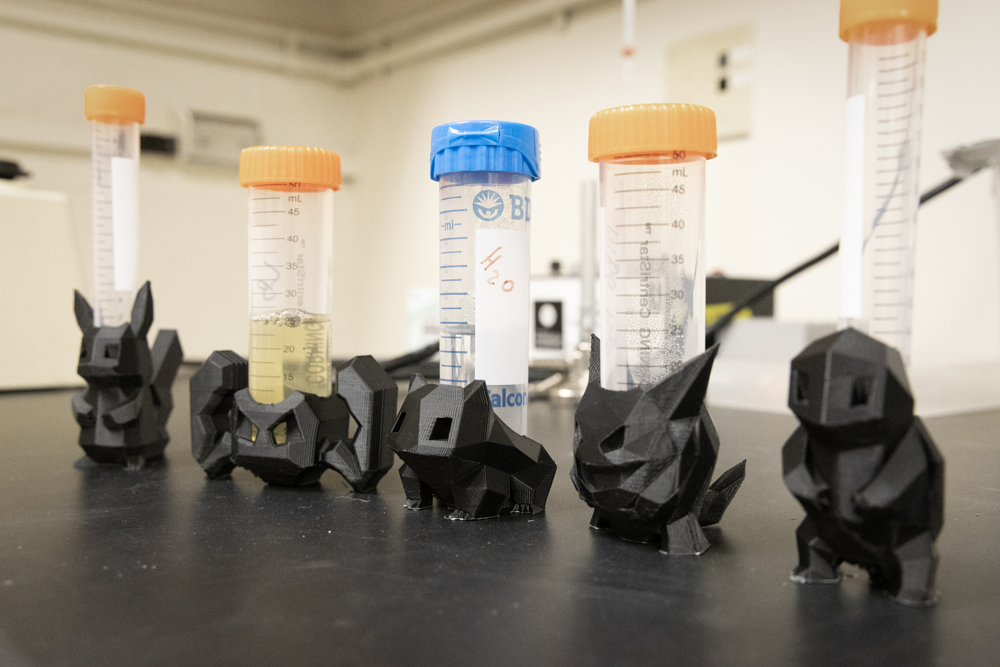 #D printed Pokemon test tube holders