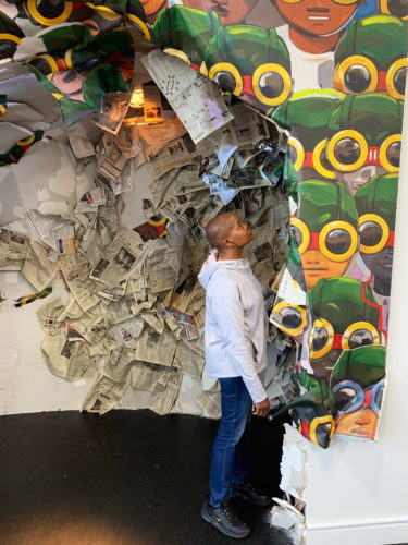 In 2019, Williams visited Chicago’s Nevermore Park, a 6,000-square-foot immersive art experience by artist Hebru Brantley. 