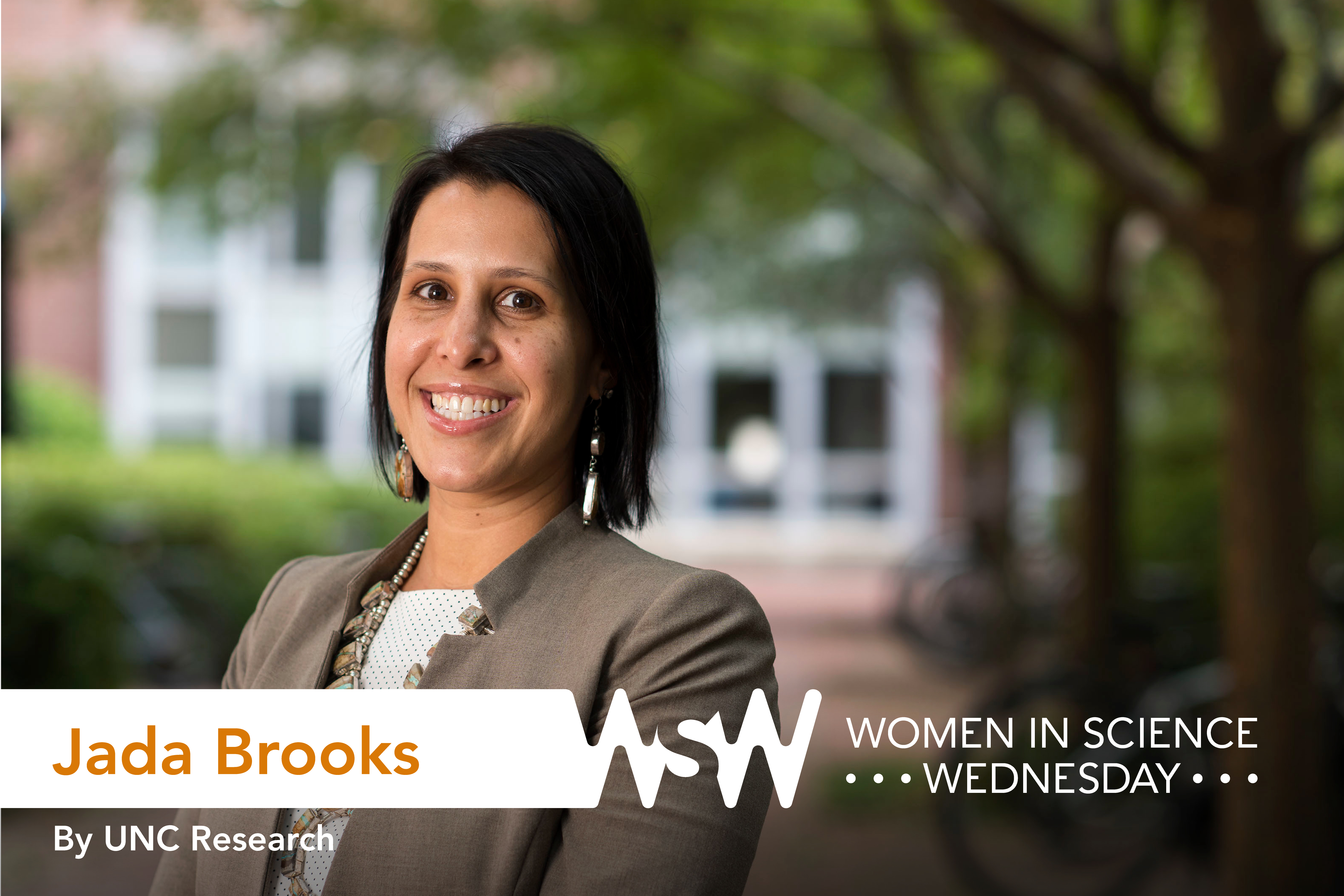 Portrait of Jada Brooks on campus