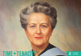 Portrait of Dean Kemble that hangs in the UNC School of Nursing