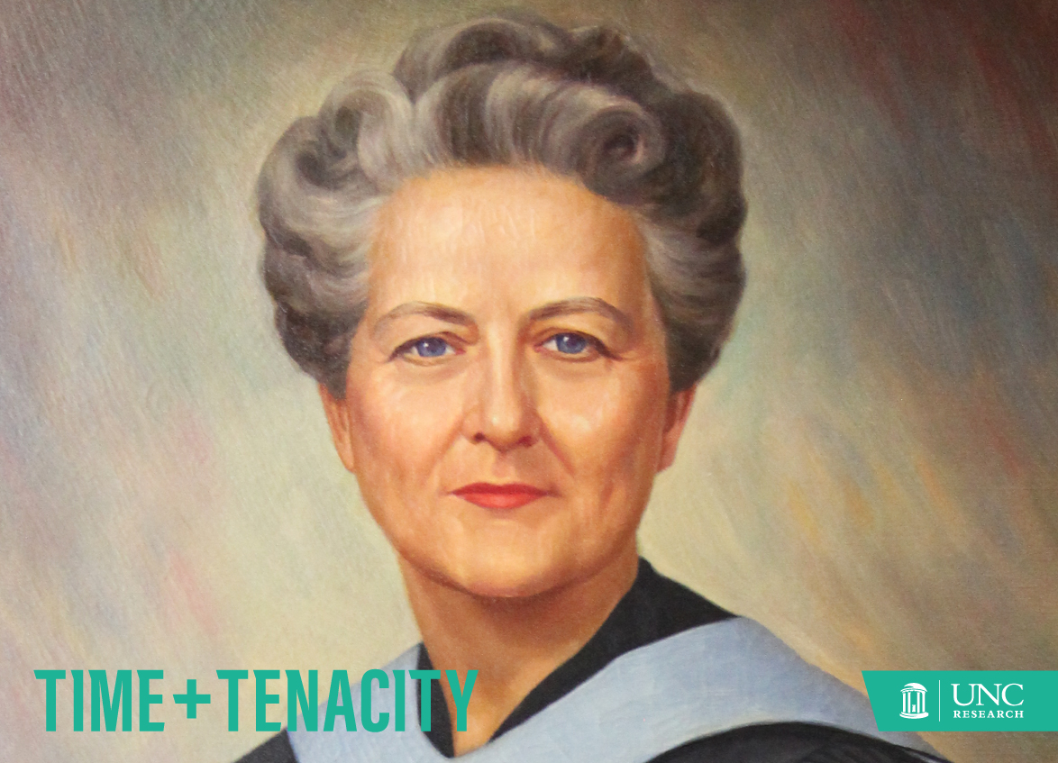 Portrait of Dean Kemble that hangs in the UNC School of Nursing