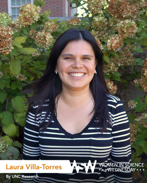 Portrait of Laura Villa-Torres on campus