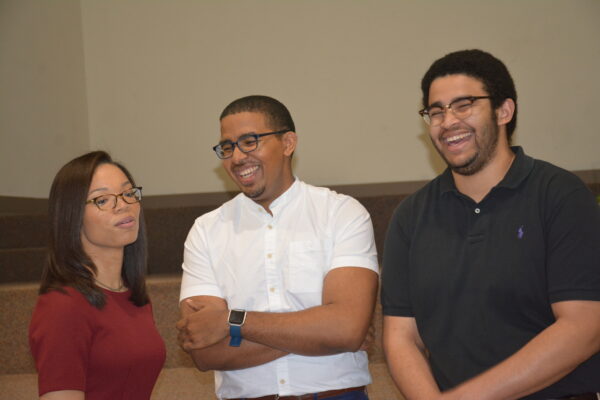 Julian Rucker, his brother Justin, and his sister-in-law Krystina