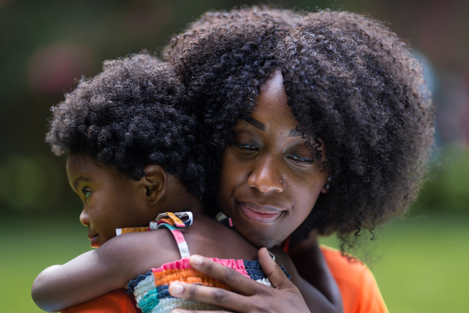 Ganga Bey and her daughter Aja