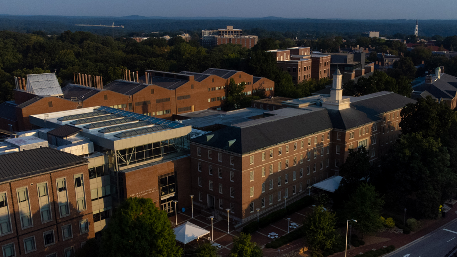 front of The UNC Gillings School of Global Public Health