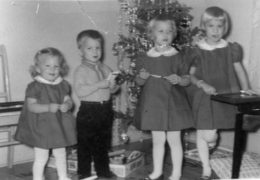 Courtesy of Wanda O'Neal The Lemna kids, Christmas 1964. From left: Wanda, Ron, Nancy, and Joanne. All but Wanda died from cystic fibrosis when they were children.