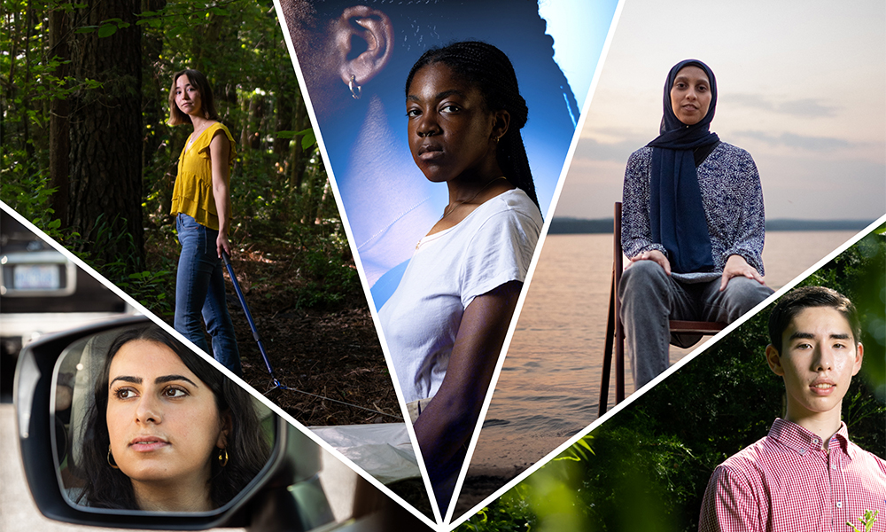 Amelia Maani, Alexis Siegler, Stephanie Forlemu, Sara Ahmed, and Samuel Kornylak