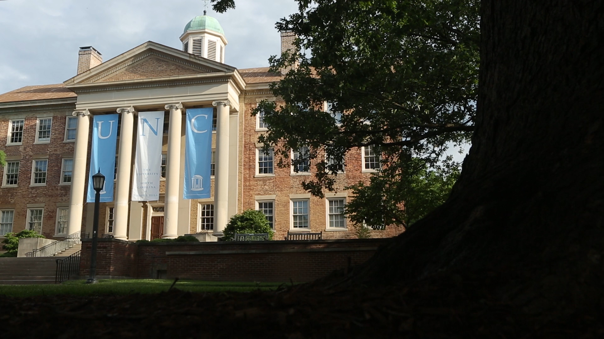 South Building on UNC's campus